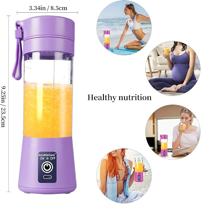 Portable Blender, Electric USB Mini Juicer Blender For Shakes and Smoothies